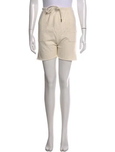 Pre-owned The Great Mini Shorts In Neutral