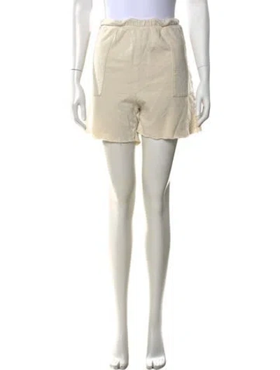 Pre-owned The Great Mini Shorts In Neutral