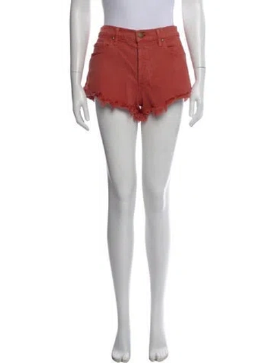 Pre-owned The Great Mini Shorts In Orange