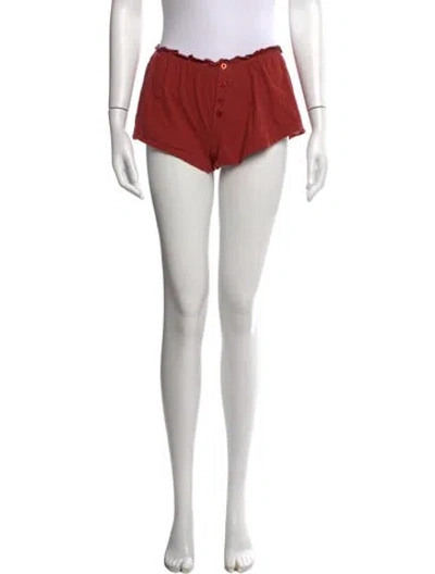 Pre-owned The Great Mini Shorts In Red
