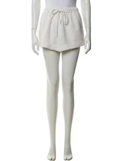 Pre-owned The Great Mini Shorts In White
