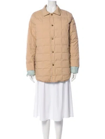 Pre-owned The Great Nylon Down Jacket In Neutral
