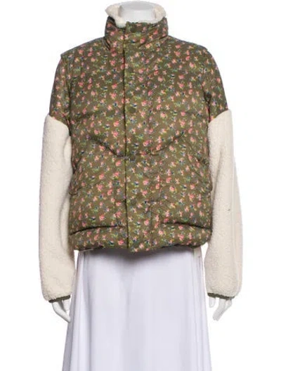 Pre-owned The Great Nylon Floral Print Jacket In Multi