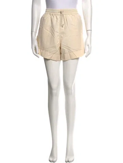 Pre-owned The Great Nylon Mini Shorts In Neutrals