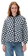 The Great Outdoors The Alps Puffer Jacket Quilted Vintage Navy In Blue