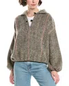 The Great Outlander Wool-blend Pullover In Gray