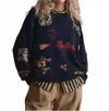 The Great Oversize Crew Pullover In True Navy In Blue