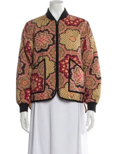 Pre-owned The Great Paisley Print Bomber Jacket In Multi