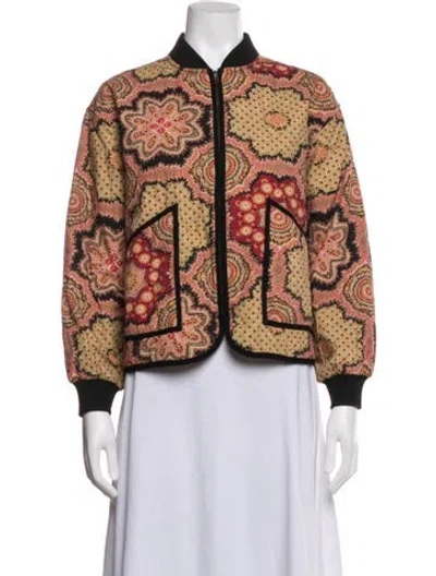 Pre-owned The Great Paisley Print Bomber Jacket In Multicolor