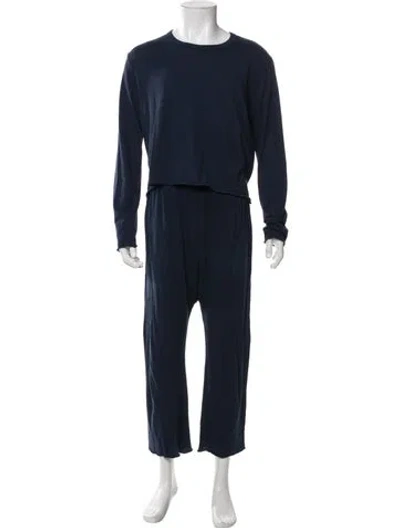 Pre-owned The Great Pajama Bottoms In Blue