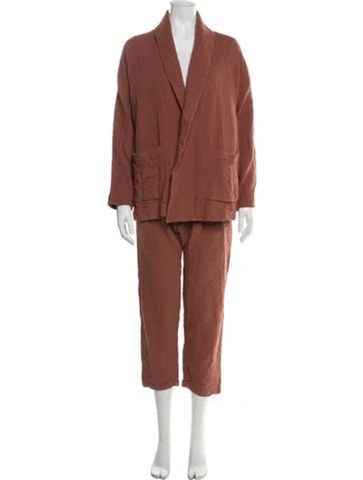 Pre-owned The Great Pant Set In Orange