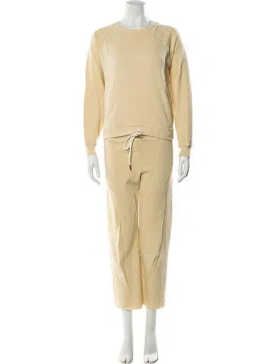 Pre-owned The Great Pant Set In Yellow