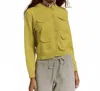 The Great Patch Pocket Cardigan In Acid In Green