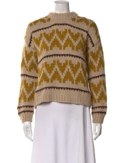 Pre-owned The Great Patterned Crew Neck Sweater In Multi