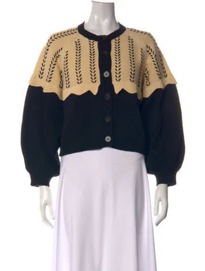 Pre-owned The Great Patterned Crew Neck Sweater In Multicolor