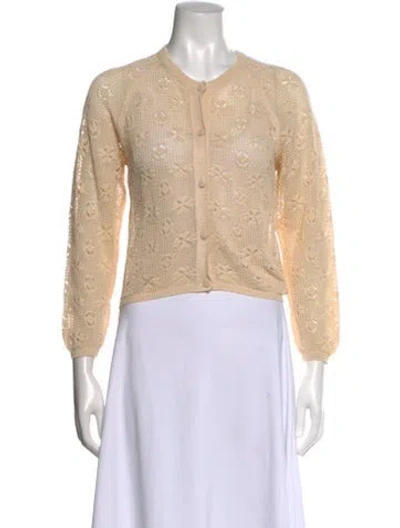 Pre-owned The Great Patterned Crew Neck Sweater In Neutral