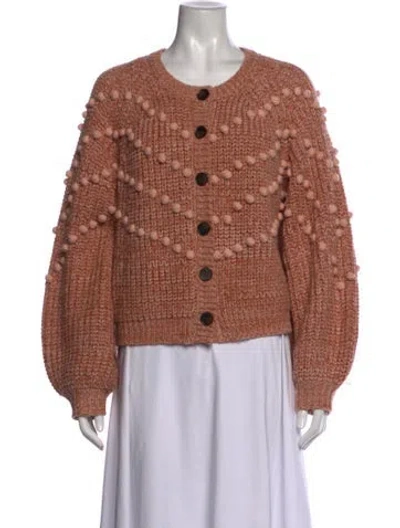 Pre-owned The Great Patterned Crew Neck Sweater In Orange