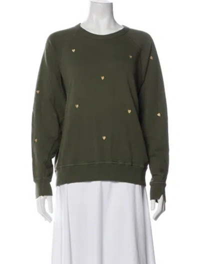 Pre-owned The Great Patterned Jacket In Green