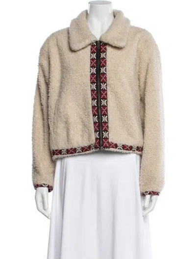 Pre-owned The Great Patterned Jacket In Neutrals