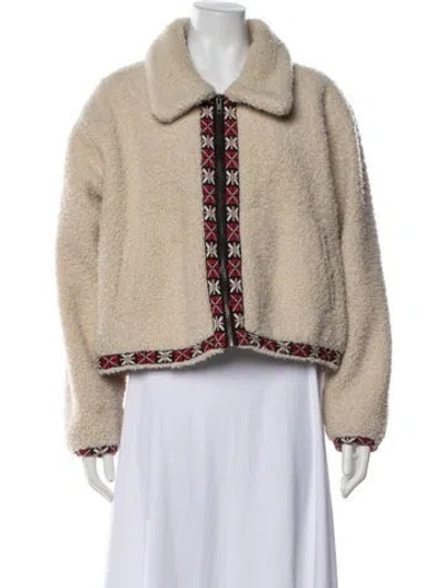 Pre-owned The Great Patterned Jacket In Neutrals