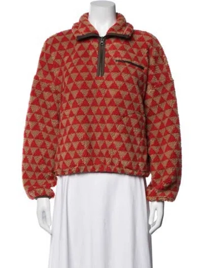 Pre-owned The Great Patterned Jacket In Red