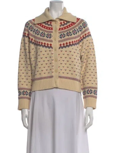 Pre-owned The Great Patterned Sweater In Neutral