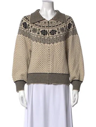 Pre-owned The Great Patterned Sweater In Neutral