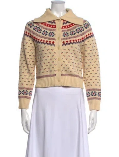 Pre-owned The Great Patterned Sweater In Neutral