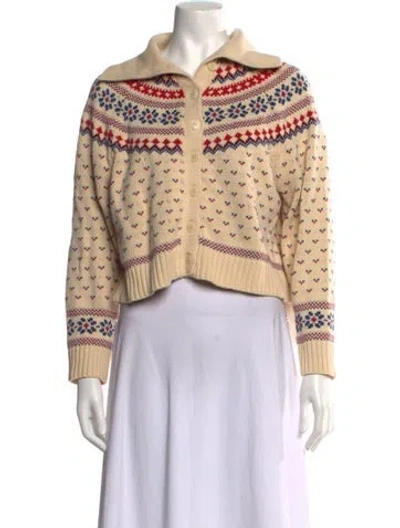 Pre-owned The Great Patterned Sweater In Neutrals