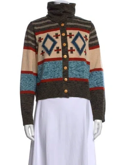 Pre-owned The Great Patterned Turtleneck Sweater In Multi