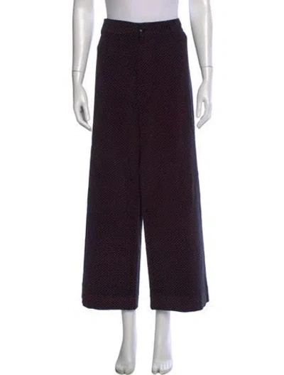 Pre-owned The Great Patterned Wide Leg Pants In Multi
