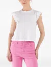 The Great Peak Shoulder Tee In True White In White