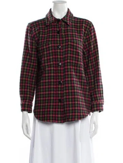 Pre-owned The Great Plaid Print Jacket In Multi