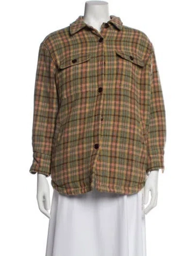 Pre-owned The Great Plaid Print Jacket In Multi