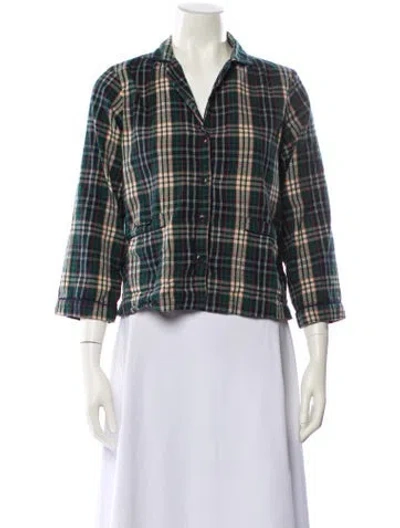 Pre-owned The Great Plaid Print Pajamas In Black