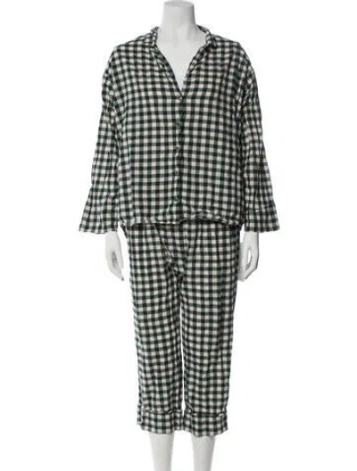 Pre-owned The Great Plaid Print Set In Neutral