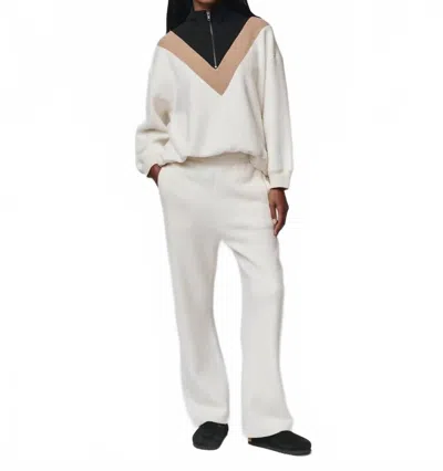 The Great Plush Victory Sweatpants In Washed White