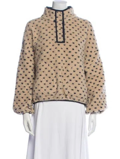 Pre-owned The Great Polka Dot Print Jacket In Neutrals