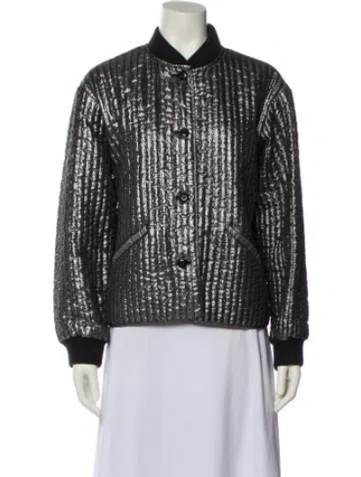 Pre-owned The Great Printed Bomber Jacket