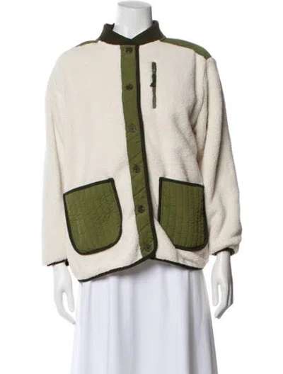 Pre-owned The Great Printed Jacket In Neutral