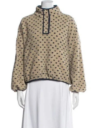 Pre-owned The Great Printed Jacket In Neutrals