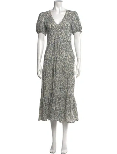 Pre-owned The Great Printed Long Dress