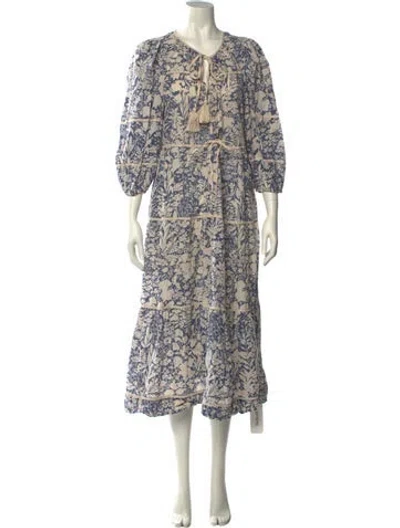 Pre-owned The Great Printed Long Dress