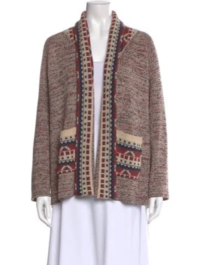 Pre-owned The Great Printed Open Front Sweater