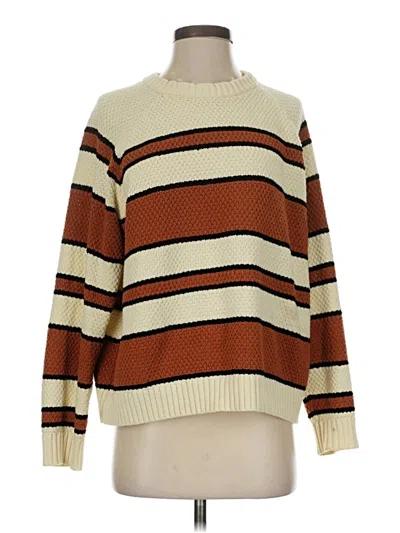 Pre-owned The Great Pullover Sweater In Brown