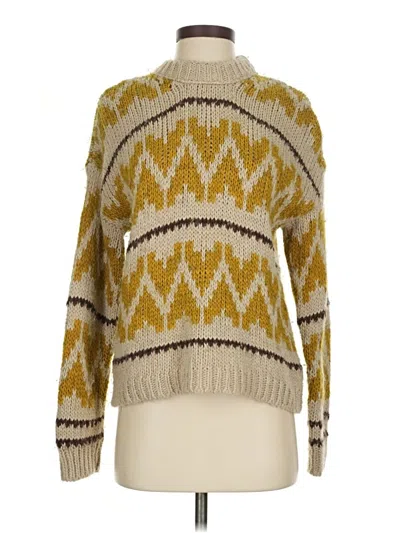 Pre-owned The Great Pullover Sweater In Gold