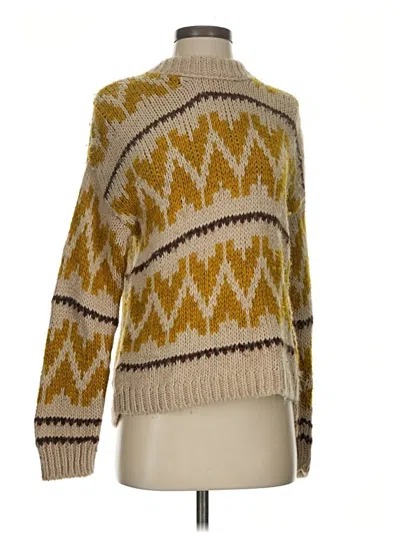 Pre-owned The Great Pullover Sweater In Gold