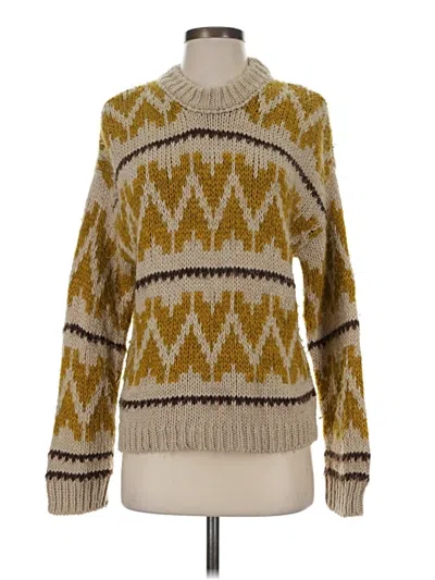 Pre-owned The Great Pullover Sweater In Gold