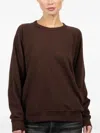 The Great Raglan-sleeve Sweatshirt In Burgundy