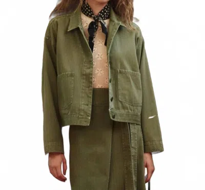The Great Rancher Button Front Jacket In Green